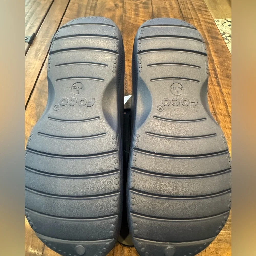 Foco New England Patriots Solid Clogs - Picture 5 of 7